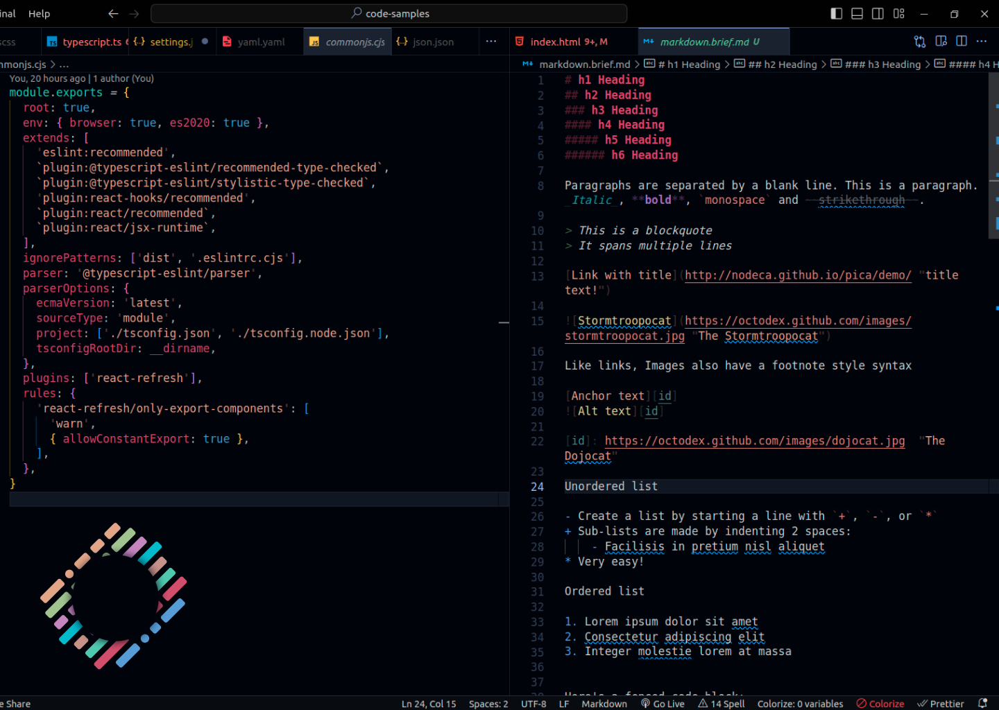 Lasik - Super dark VS Code theme